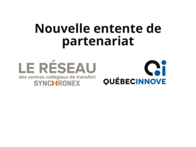 Synchronex et QuébecInnove concluent un partenariat