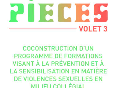 Projet intercollégial d’étude sur le consentement, l’égalité et la sexualité (Volet 3)