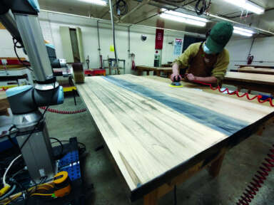 La valeur ajoutée d’Inovem dans un projet de sablage robotisé