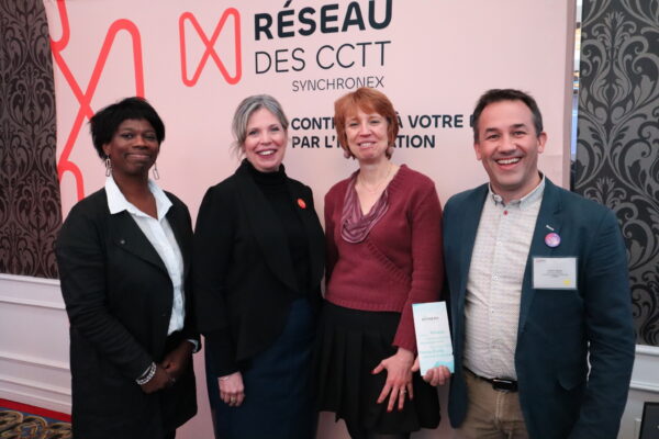 Sabine Dossa Marie Gagne Catherine Dans chercheuse et Cedric Bister