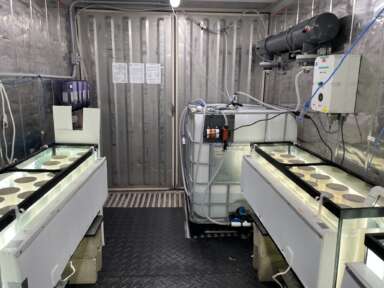 Un module d’écloserie compact, mobile et semi-autonome destiné à la production standardisée de jeunes plantules de macroalgues marines d’eau froide.