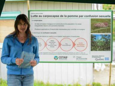 Experts du CCTT CETAB+, centre spécialisé en agriculture biologique